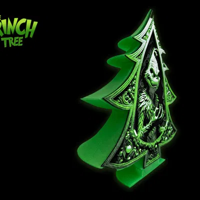 Grinch Tree – Cây Thông Noel Grinch (Filament Painting)