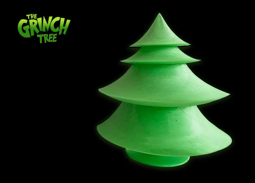 Grinch Tree – Cây Thông Noel Grinch (Filament Painting) - Image 4
