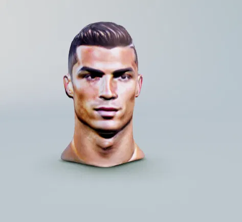 Mô Hình 3D Đầu Cristiano Ronaldo CR7 - Image 1