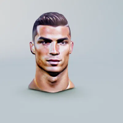 Mô Hình 3D Đầu Cristiano Ronaldo CR7