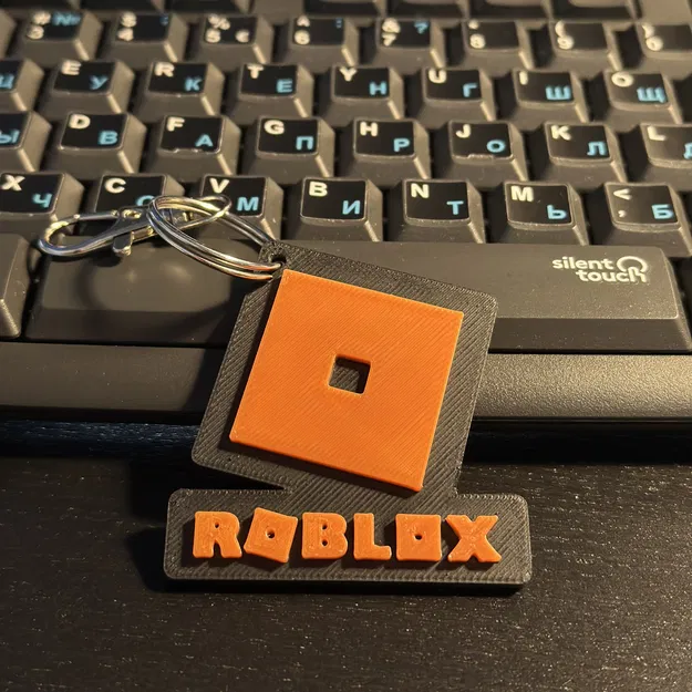 Móc khóa logo Roblox (Roblox Logo Keychain) - Image 1