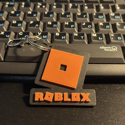 Móc khóa logo Roblox (Roblox Logo Keychain)