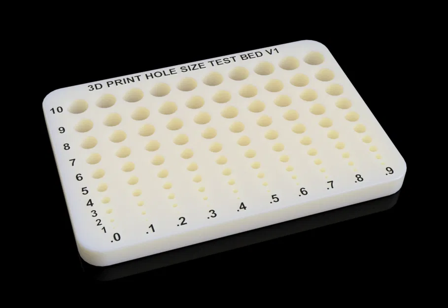 Hole Size Test Bed v1 – Bàn test kích thước lỗ - Image 1
