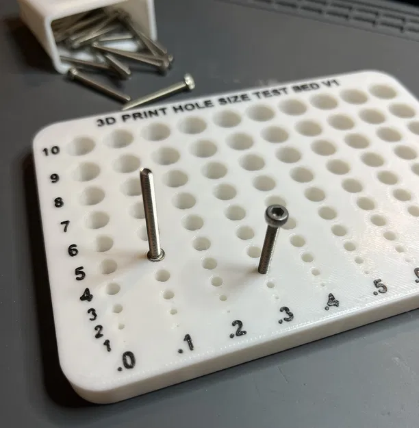 Hole Size Test Bed v1 – Bàn test kích thước lỗ - Image 2