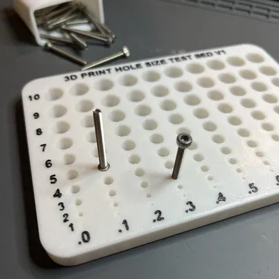 Hole Size Test Bed v1 – Bàn test kích thước lỗ
