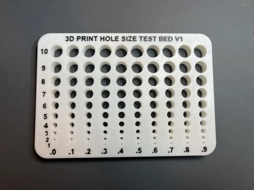 Hole Size Test Bed v1 – Bàn test kích thước lỗ - Image 3