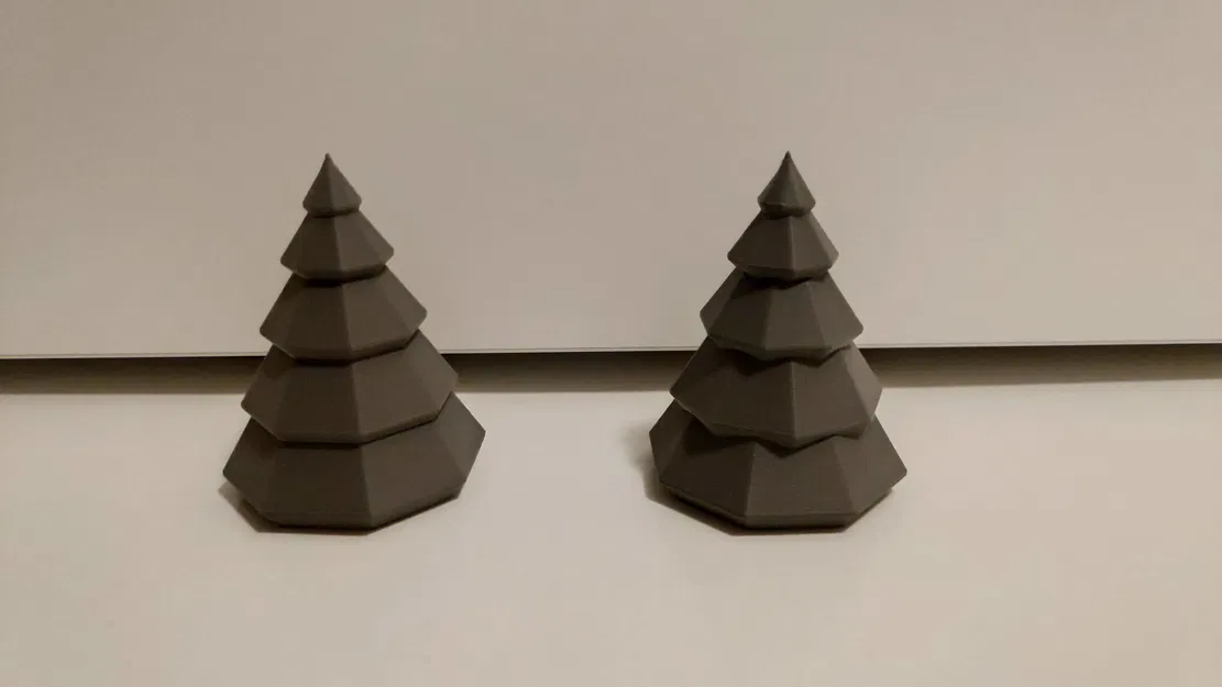 Cây Thông Giáng Sinh 3D Đơn Giản - Trang Trí Lễ Hội - Image 1