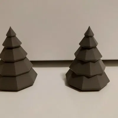 Cây Thông Giáng Sinh 3D Đơn Giản - Trang Trí Lễ Hội