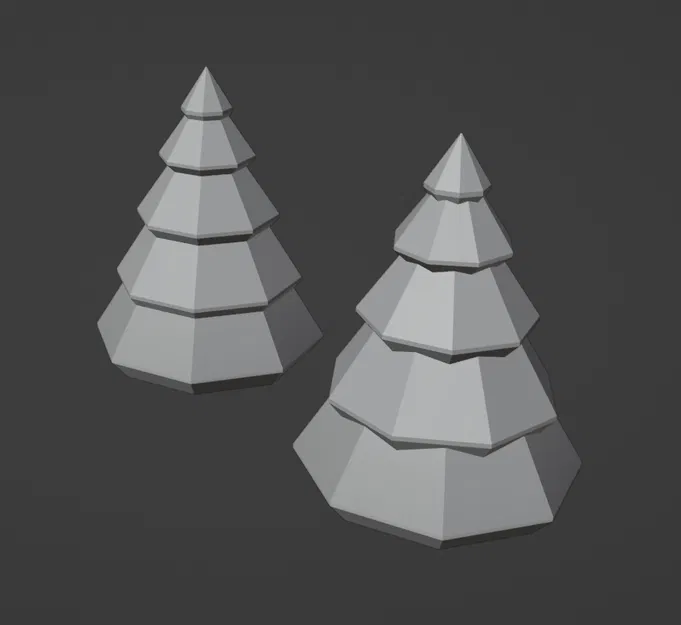 Cây Thông Giáng Sinh 3D Đơn Giản - Trang Trí Lễ Hội - Image 3