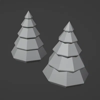 Cây Thông Giáng Sinh 3D Đơn Giản - Trang Trí Lễ Hội