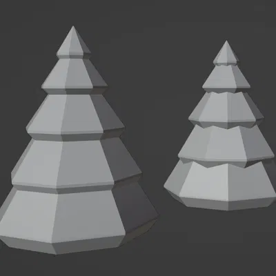 Cây Thông Giáng Sinh 3D Đơn Giản - Trang Trí Lễ Hội