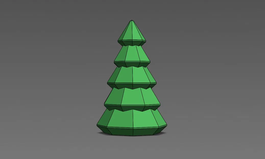 Cây Thông Noel "Low Poly" - Trang Trí Giáng Sinh Độc Đáo - Image 1