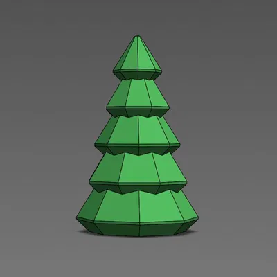 Cây Thông Noel "Low Poly" - Trang Trí Giáng Sinh Độc Đáo