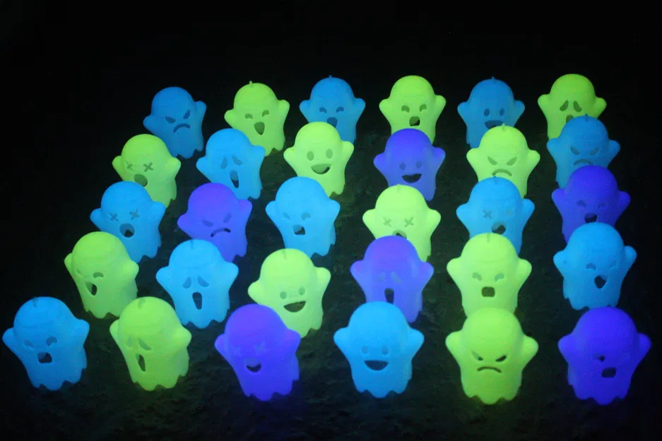 Đồ trang trí Ghost Emoji cho Halloween - Image 3