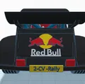 Mô Hình Xe Citroen 2CV Rally 3D - Thumbnail 6