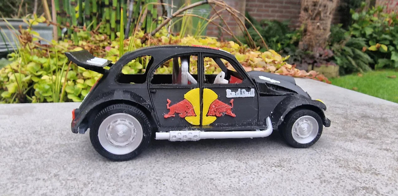 Mô Hình Xe Citroen 2CV Rally 3D - Image 15