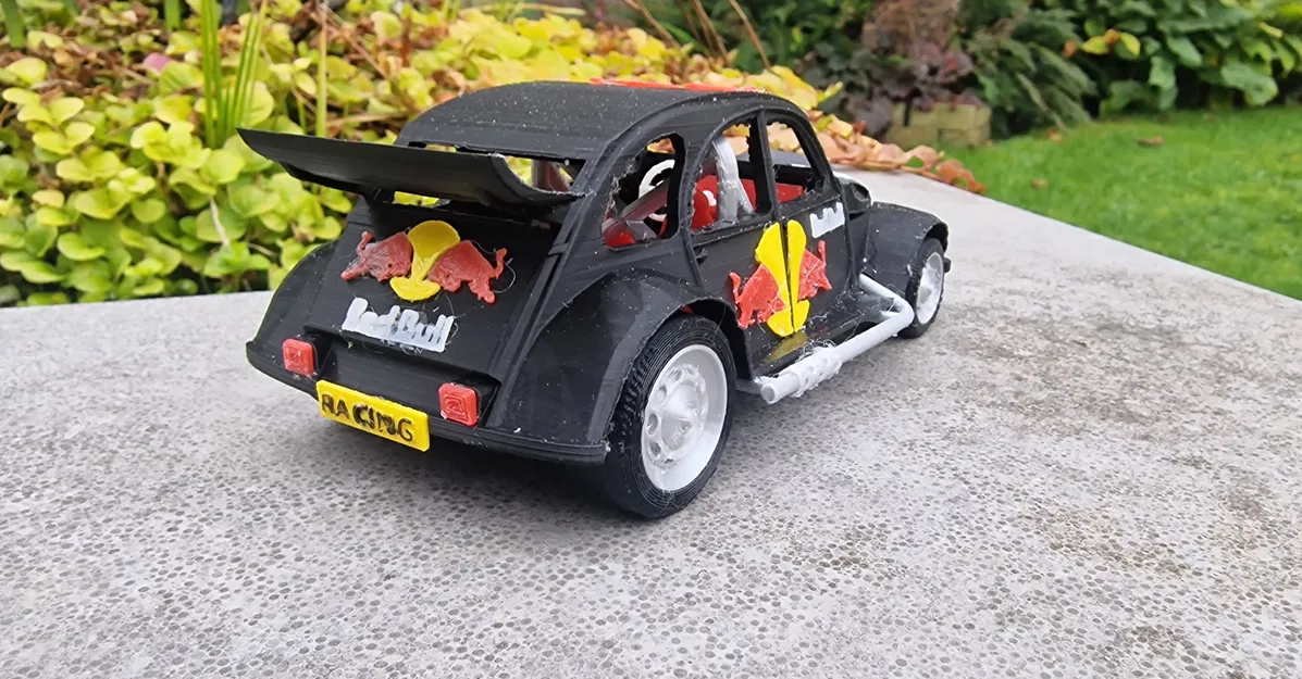 Mô Hình Xe Citroen 2CV Rally 3D - Image 17
