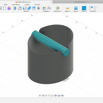 Hộp gõ bã cà phê (Coffee knock box)