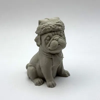 Mô Hình Chú Chó Giáng Sinh Dễ Thương - Vật Trang Trí Lễ Hội