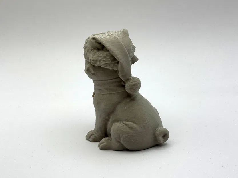 Mô Hình Chú Chó Giáng Sinh Dễ Thương - Vật Trang Trí Lễ Hội - Image 2