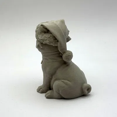 Mô Hình Chú Chó Giáng Sinh Dễ Thương - Vật Trang Trí Lễ Hội