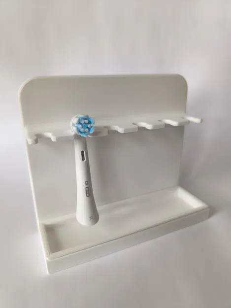 Giá Treo Đầu Bàn Chải OralB Tối Giản Có Khay Đựng Kem Đánh Răng - Image 2