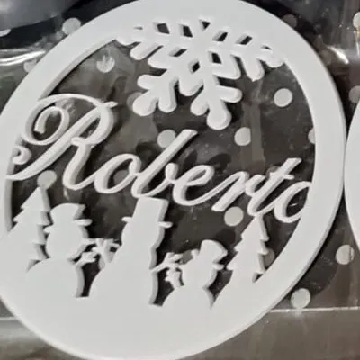 Quả Châu Giáng Sinh Tùy Chỉnh Tên - Quà Tặng Ý Nghĩa