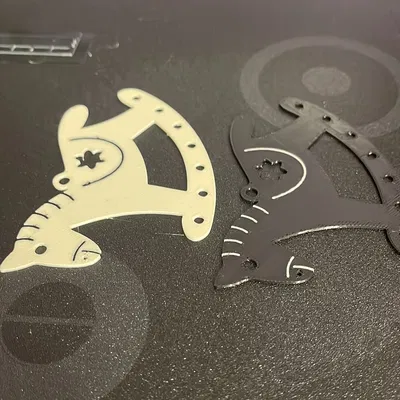 Móc Treo Trang Trí Cây Thông Noel Hình Ngựa 3D