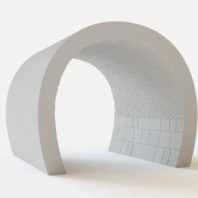 Đoạn hầm đường sắt mô hình OO kiểu đá (Model Train Railway OO Tunnel Stone)