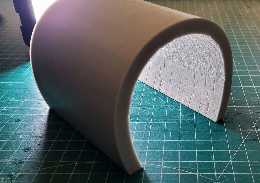 Đoạn hầm đường sắt mô hình OO kiểu đá (Model Train Railway OO Tunnel Stone) - Image 2