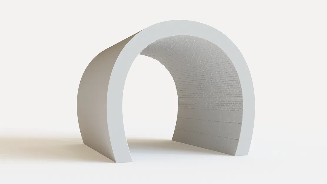 Đoạn hầm đường sắt mô hình OO kiểu đá (Model Train Railway OO Tunnel Stone) - Image 3