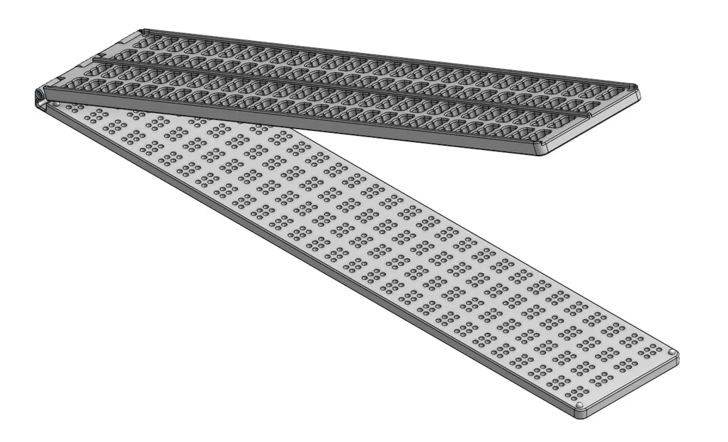 Bảng viết chữ Braille (Braille Writing Slate) in 3D - Image 2