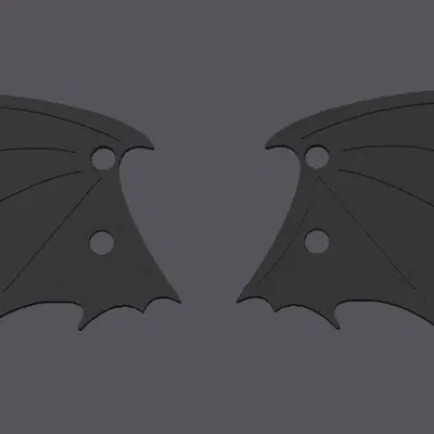 Đôi Cánh Dơi 3D Gắn Giày - Phụ Kiện Halloween Độc Đáo