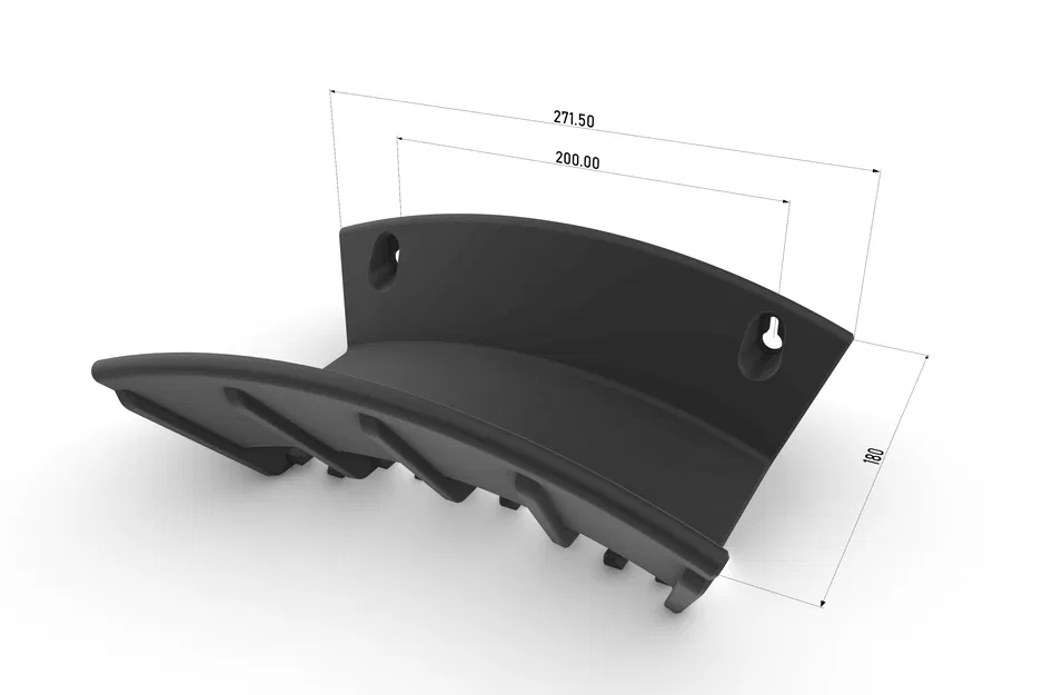 Giá treo ống nước sân vườn (Garden hose holder) có ngàm giữ đầu vòi - Image 3