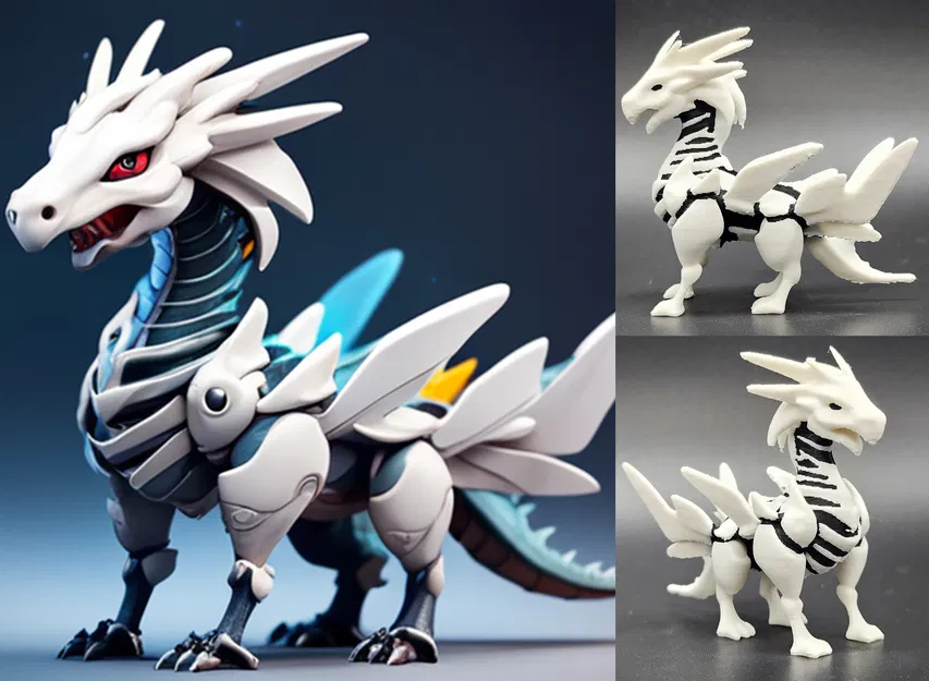 Rồng Xương (Skeletal Dragon) - AI Generated - Image 1