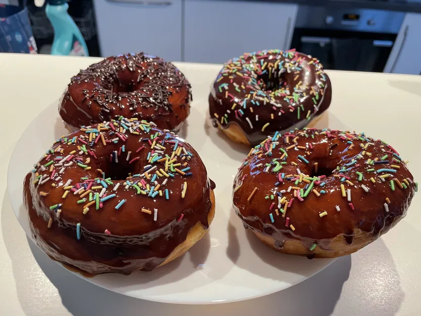 Khuôn cắt donut siêu mỏng 7g – donut 10cm / 7cm chuẩn tỉ lệ - Image 2