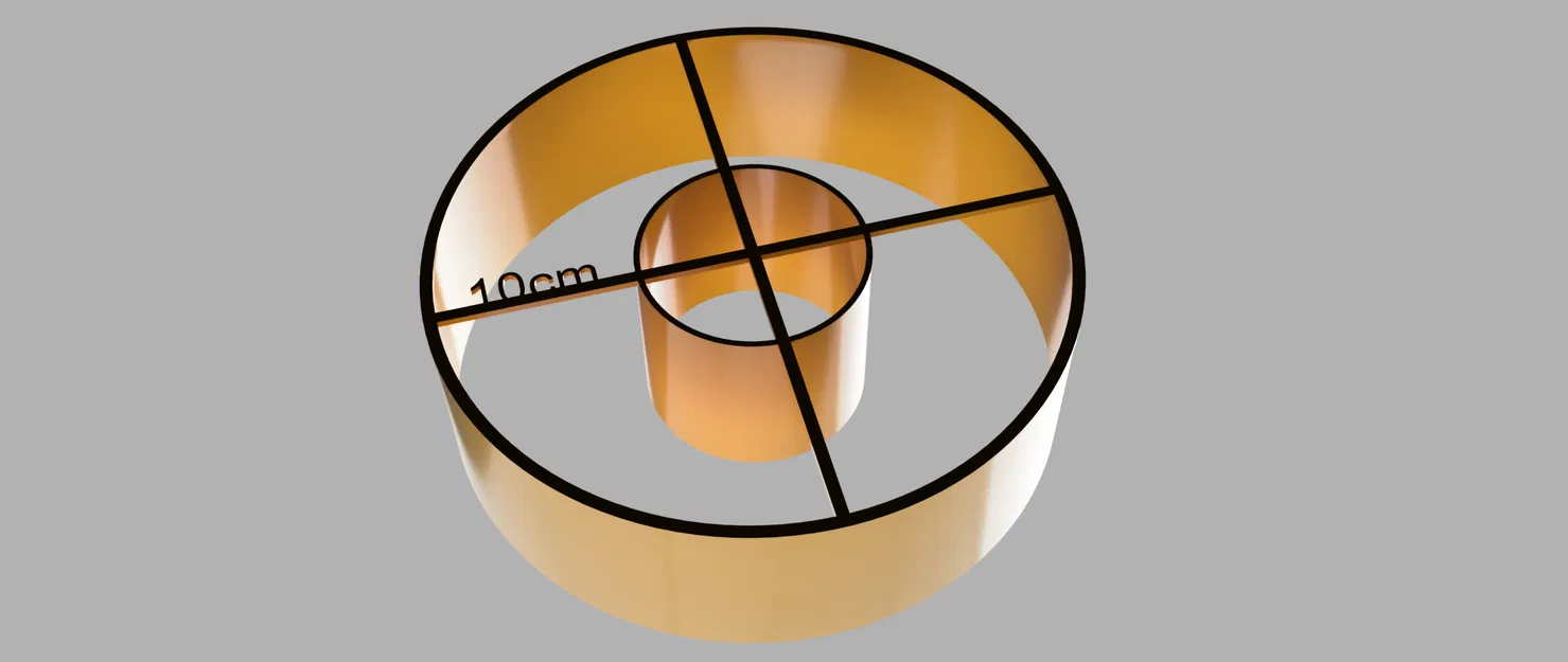 Khuôn cắt donut siêu mỏng 7g – donut 10cm / 7cm chuẩn tỉ lệ - Image 3