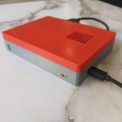 Case SSD cho Raspberry Pi 5 (remix) dùng Active Cooler chính hãng