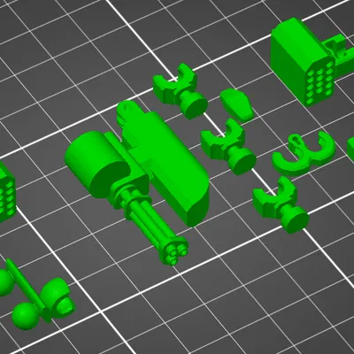 Mô Hình Cơ Giáp Helldivers 2 Tái Chế Từ Dummy 13 STL