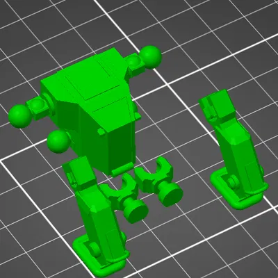 Mô Hình Cơ Giáp Helldivers 2 Tái Chế Từ Dummy 13 STL