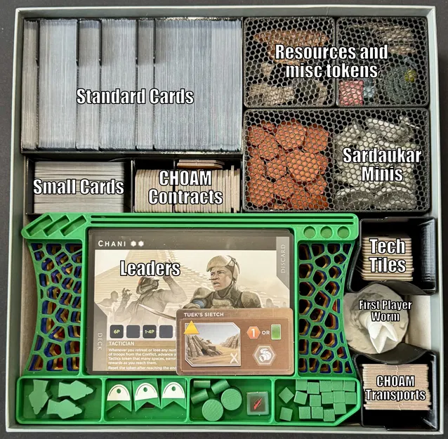 Dune Imperium Uprising (+Bloodlines) - Insert và Player Boards - Image 3