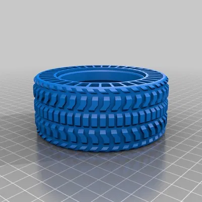 Vỏ Lốp Airless cho Traxxas E-Revo VXL (Dual Extrusion)