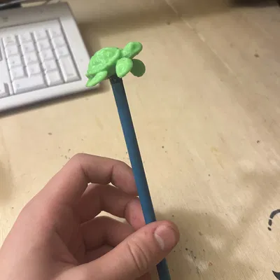 Nắp Bút Hình Rùa 3D Đáng Yêu