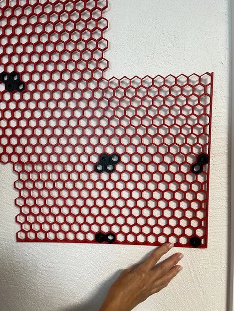 Tường lưu trữ Honeycomb 224x190 có viền - Image 1