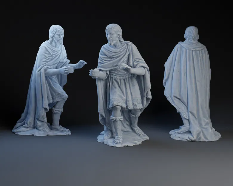 Mô Hình 3D Tượng Thánh Gaspar - Vị Vua Dâng Trầm Hương - Image 1