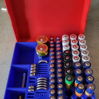 Hộp Đựng Pin Đa Năng, Sắp Xếp Gọn Gàng Các Loại Pin