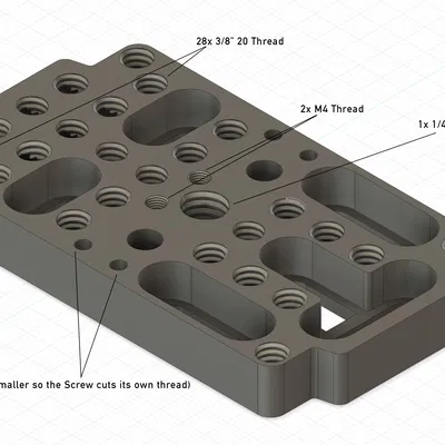 Cheeseplate cho camera rig