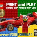 Mô Hình LEGO Ferrari F310 Formula 1 Tự In 3D - Thumbnail 1