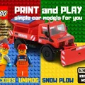 Xe Cứu Hộ Tuyết LEGO Mercedes Unimog 3D - Thumbnail 1