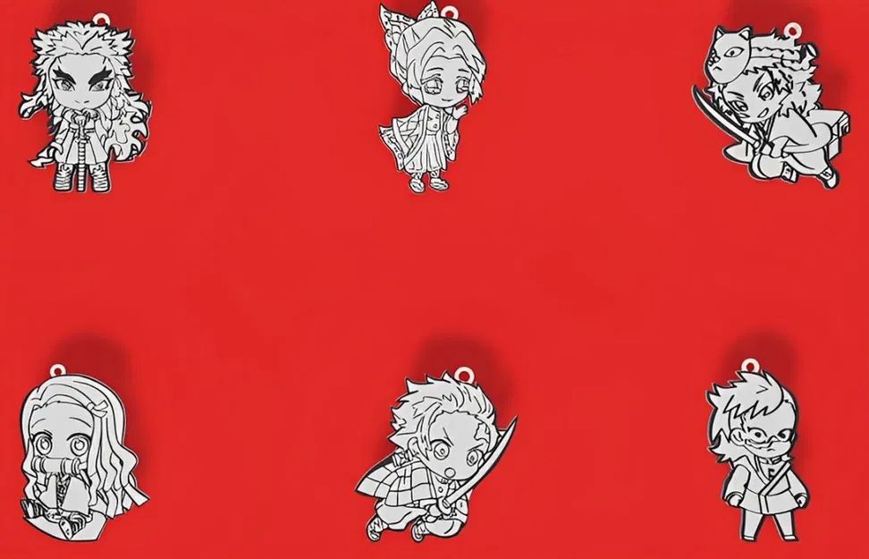 Móc khóa Demon Slayer - Image 1